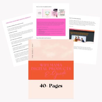 How to sell digital products bundle: eguide, workbook + templates
